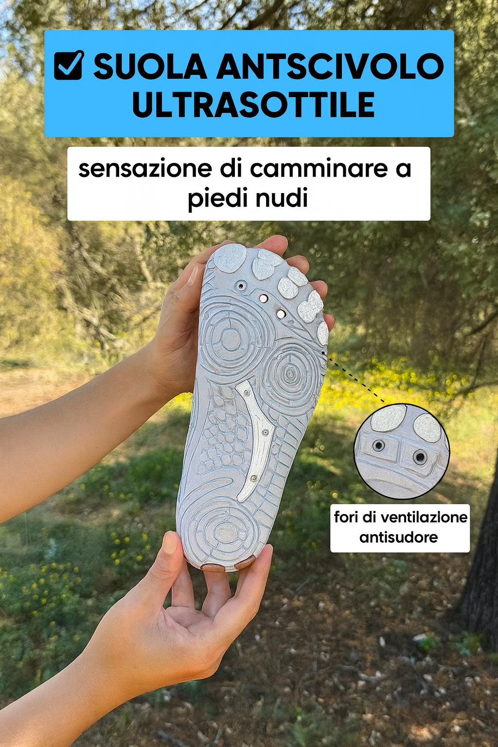 La soluzione al dolore ai piedi: cammina naturale con RootRunner