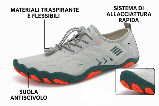 Scarpe da Acqua Antiscivolo – Leggere e Flessibili