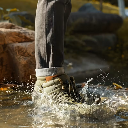 Suola ortopedica + impermeabilità totale = Libertà di camminare senza limiti