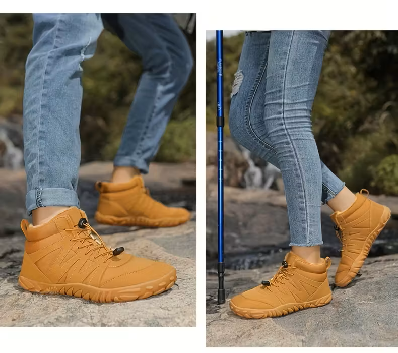 Suola ortopedica + impermeabilità totale = Libertà di camminare senza limiti